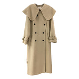 Long Woolen Coat Women - WOMONA.COM