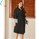 Plus Size Pajamas Women Sleepwear Nightwear Tops - WOMONA.COM