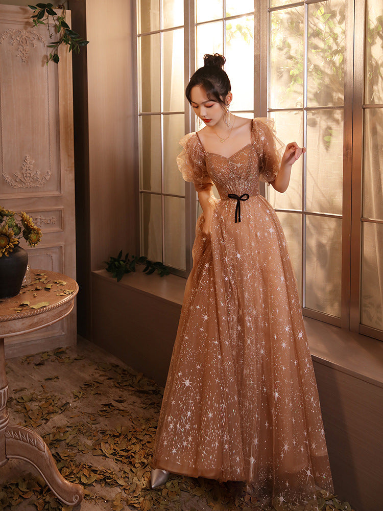 Pettiskirt French Evening Dress - WOMONA.COM