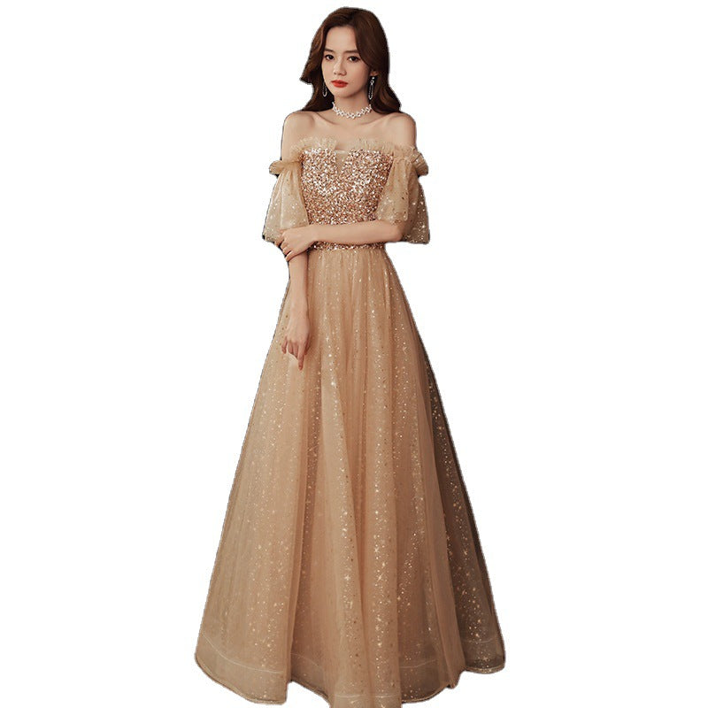 Banquet Temperament Bridesmaid Dress - WOMONA.COM