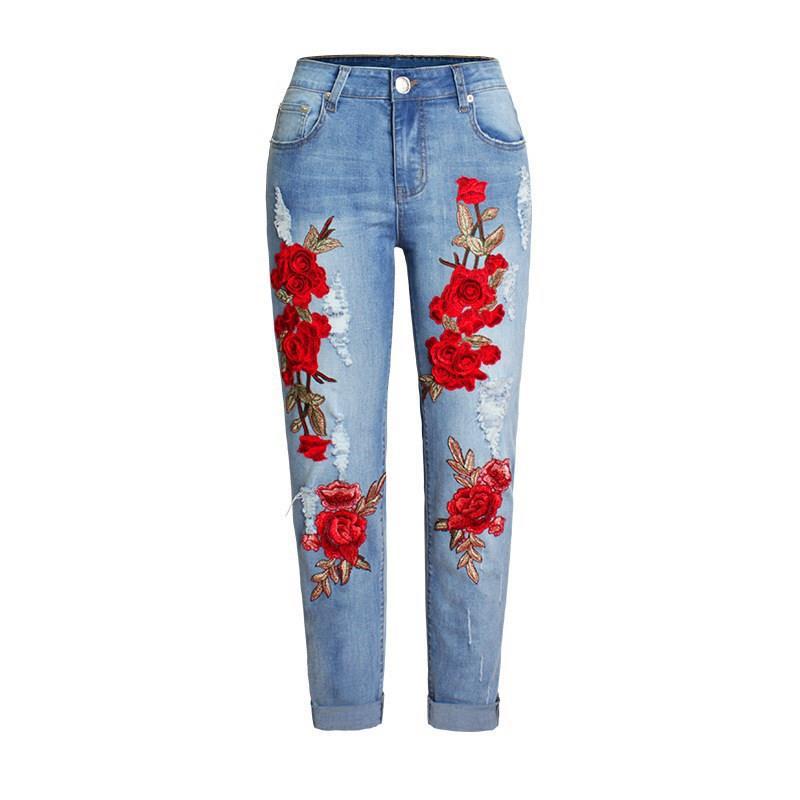 Summer Long Jeans Loose Women - WOMONA.COM