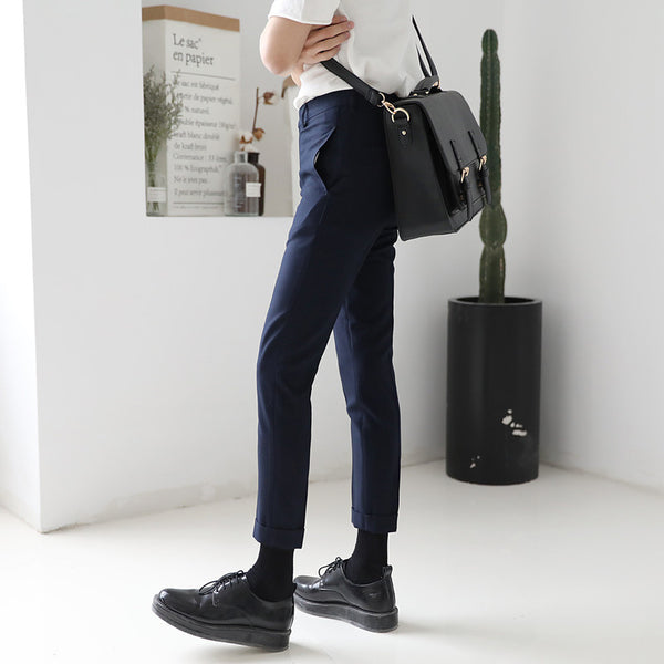 Straight-leg pants - WOMONA.COM