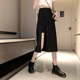 Irregular High Waist Skirt - WOMONA.COM