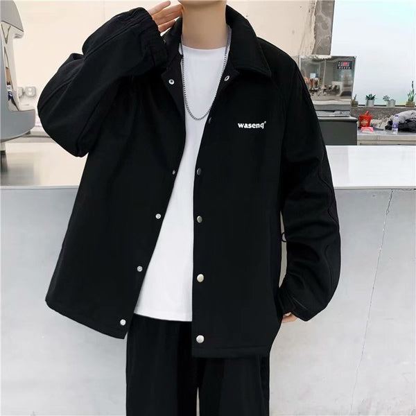 Trendy Hong Kong Style Slim New Handsome Jacket - WOMONA.COM