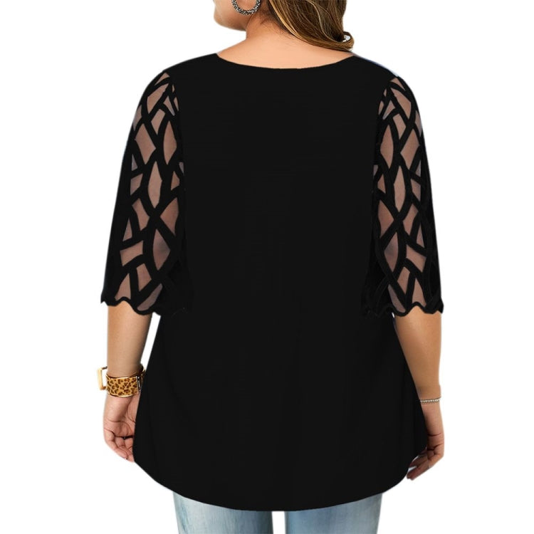 Plus Size Blouse Casual Women Tops - WOMONA.COM