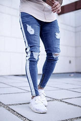 Ripped New Jeans - WOMONA.COM