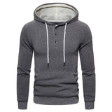 Winter Cotton Hoodied Mens Sweatshirts - WOMONA.COM