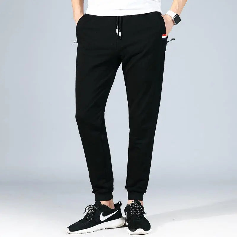 Stretch Waist Casual Sweatpants - WOMONA.COM