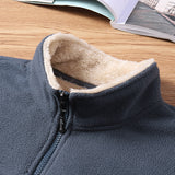 Fleece Warm Cardigan Sweater Jacket Liner - WOMONA.COM