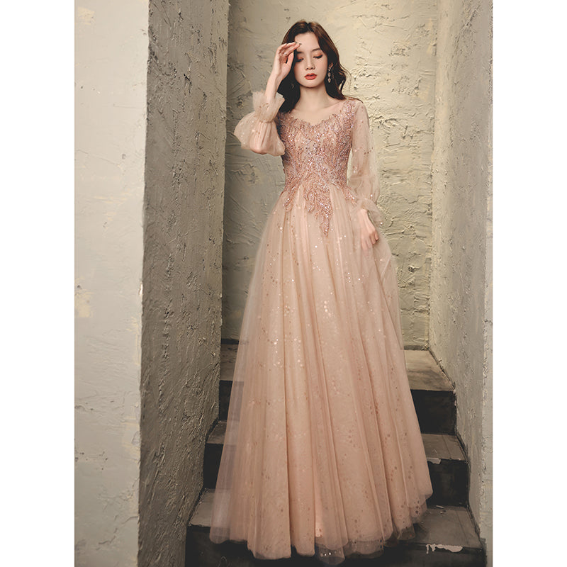 Princess Pink Dress - WOMONA.COM