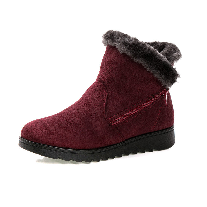 Warm Snow Boots For The Elderly - WOMONA.COM