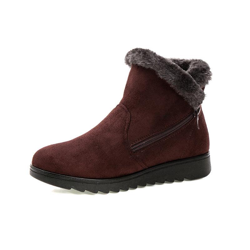 Warm Snow Boots For The Elderly - WOMONA.COM