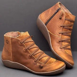 Casual women's boots flat boots - WOMONA.COM