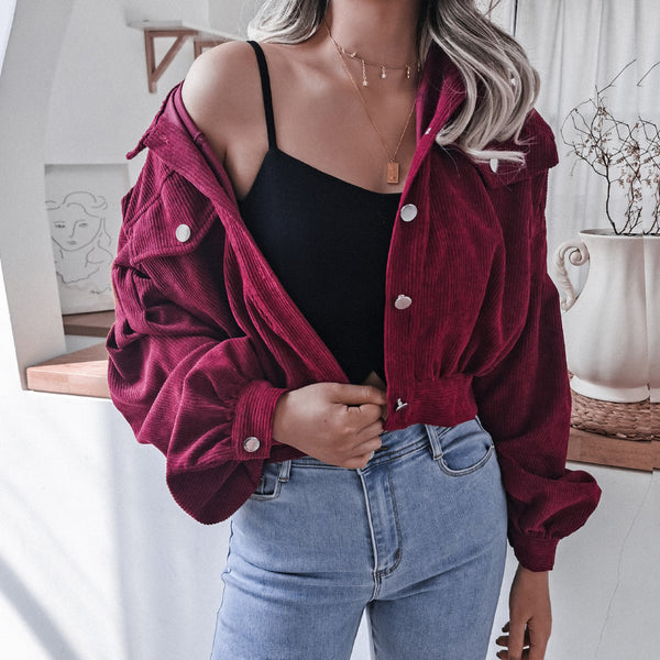 Casual Short Coat Jacket - WOMONA.COM