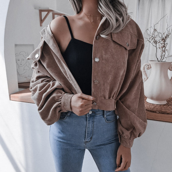 Casual Short Coat Jacket - WOMONA.COM