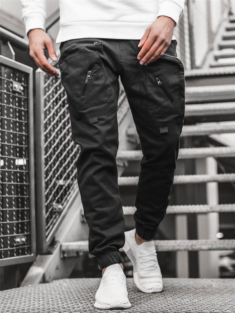 Casual Pants Cargo Pocket Trousers - WOMONA.COM