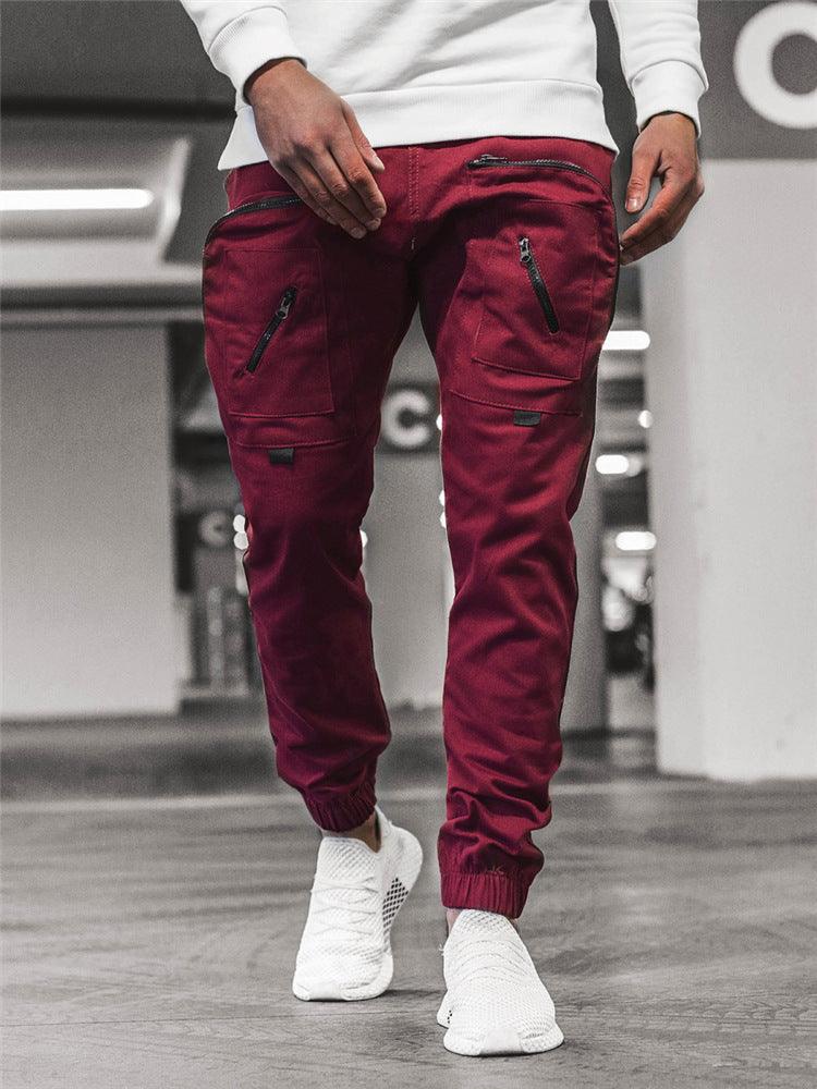 Casual Pants Cargo Pocket Trousers - WOMONA.COM
