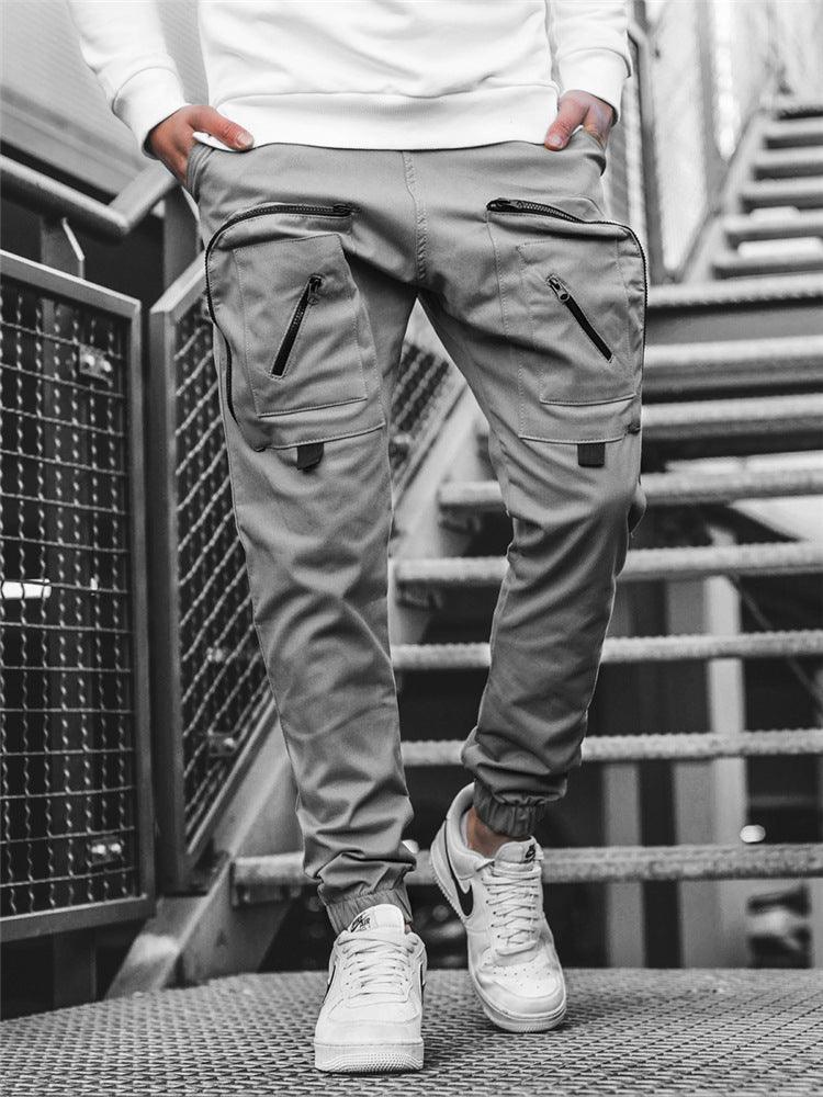 Casual Pants Cargo Pocket Trousers - WOMONA.COM
