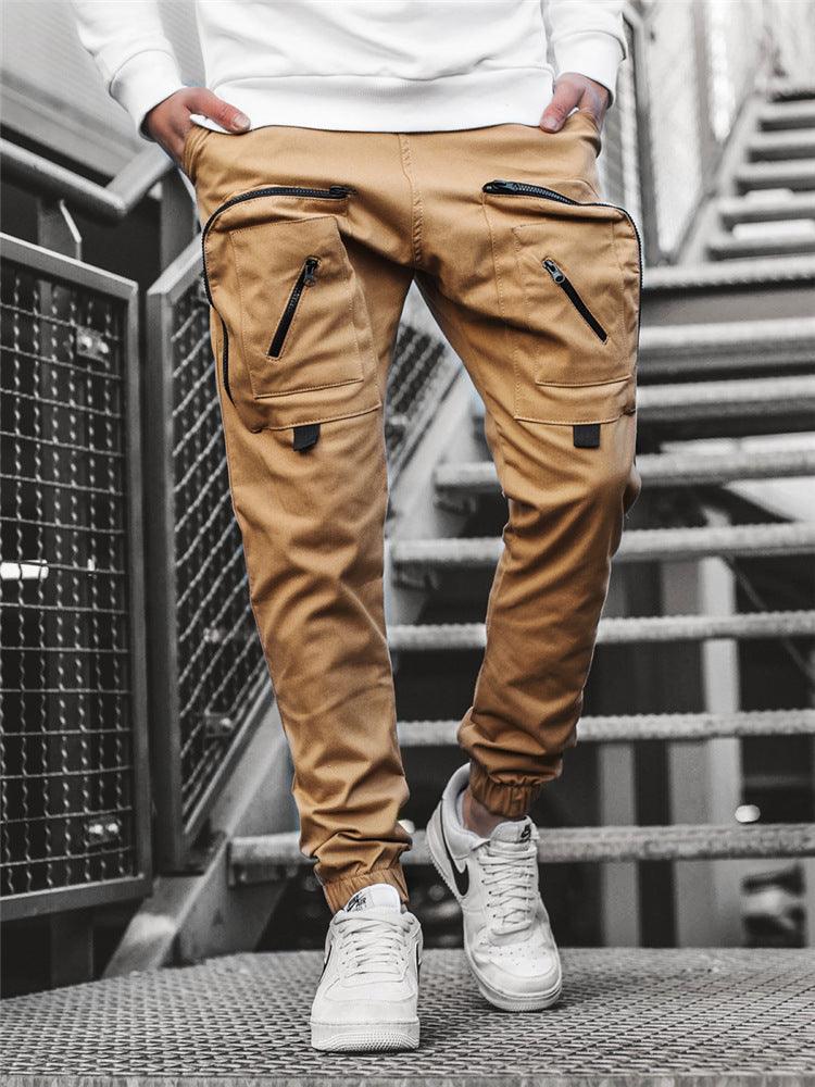 Casual Pants Cargo Pocket Trousers - WOMONA.COM