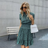 Nightclub Polka Dot Bag Hip Dress - WOMONA.COM