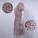 Nightclub Polka Dot Bag Hip Dress - WOMONA.COM