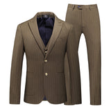 Three-piece Slim Wedding Suit Men - WOMONA.COM