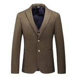 Three-piece Slim Wedding Suit Men - WOMONA.COM