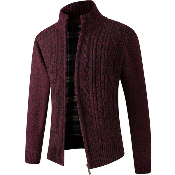 Cardigan Sweater Father Wear Warm Jacket - WOMONA.COM