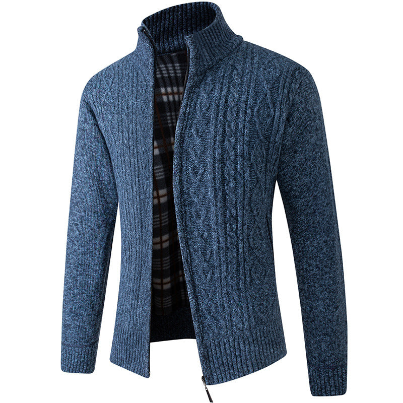 Cardigan Sweater Father Wear Warm Jacket - WOMONA.COM