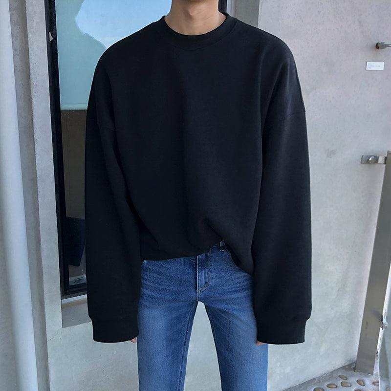 Pullover Round Neck Sweater Men - WOMONA.COM