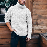 Diamond Twist Thick Knitting Sweater - WOMONA.COM