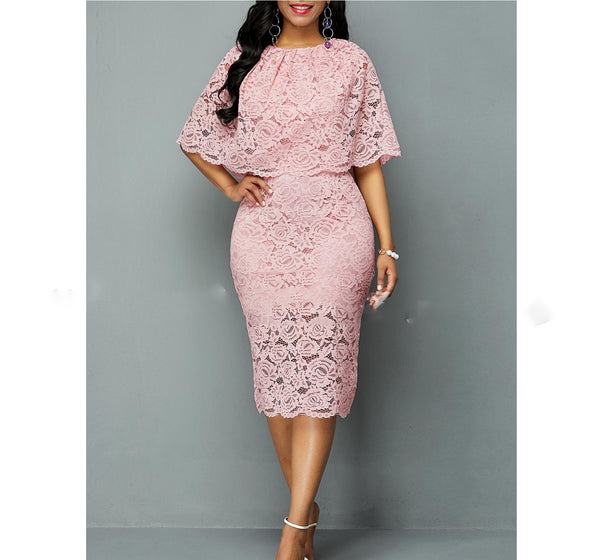 MD African Lace Dresses For Women - WOMONA.COM