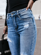 Women's Denim Trousers For Slim Slimming In Summer - WOMONA.COM