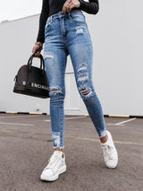 Women's Denim Trousers For Slim Slimming In Summer - WOMONA.COM