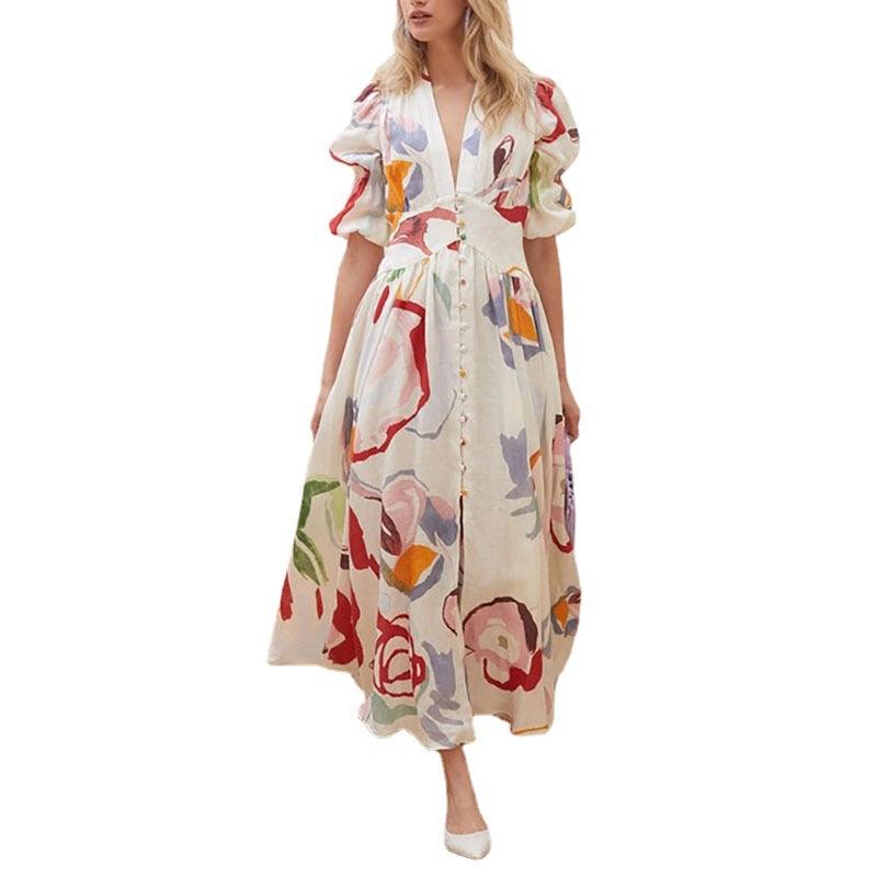 Chiffon  Beach Dress - WOMONA.COM