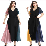 Plus Size Long Dress Women Maxi Gown Summer - WOMONA.COM