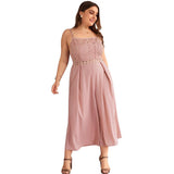 .Plus Size Jumpsuit Women Summer - WOMONA.COM