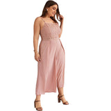 .Plus Size Jumpsuit Women Summer - WOMONA.COM