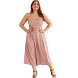 .Plus Size Jumpsuit Women Summer - WOMONA.COM