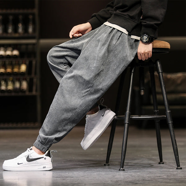 Casual Pants Corduroy Trousers - WOMONA.COM