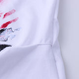 Cotton Short-sleeved T-shirt - WOMONA.COM