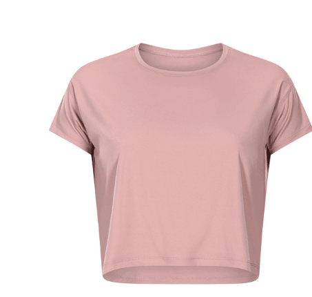 Half-Length Sports Loose Short Sleeves - WOMONA.COM