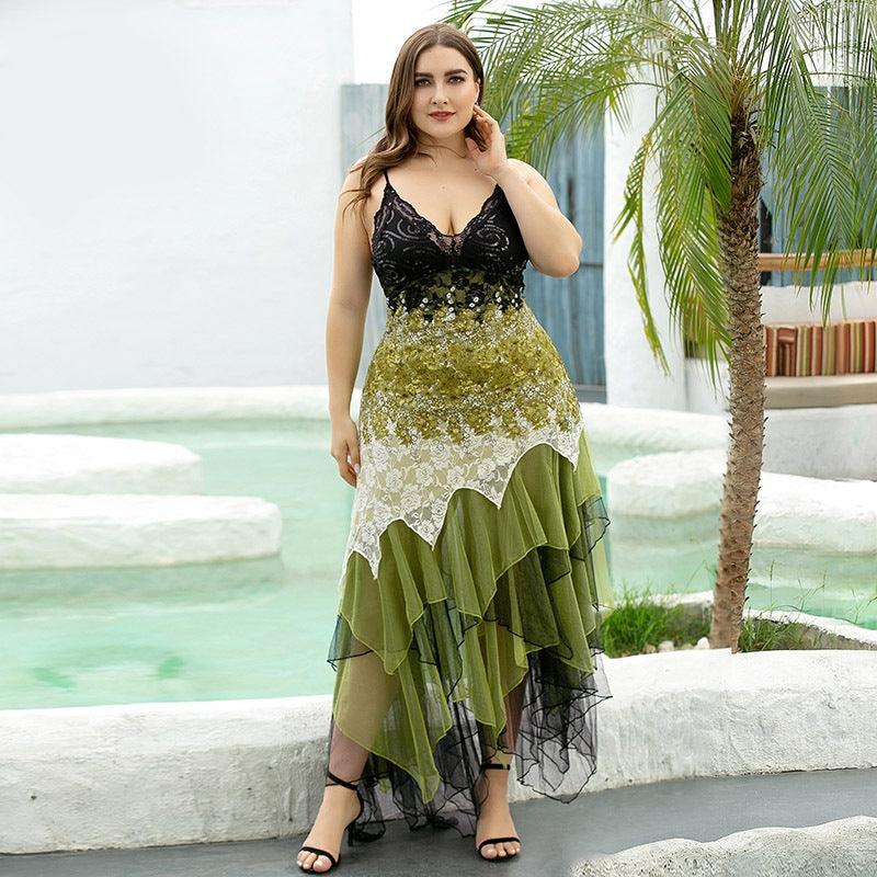 Tunic Women Party Dresses Shiny Rhinestones Sundress - WOMONA.COM