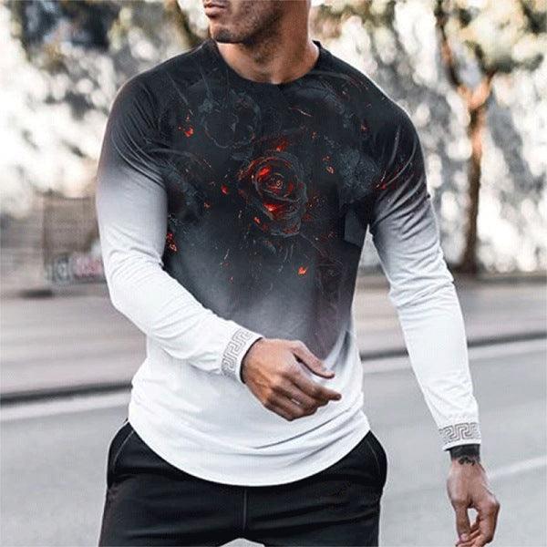 Elastic Mens T-Shirt - WOMONA.COM