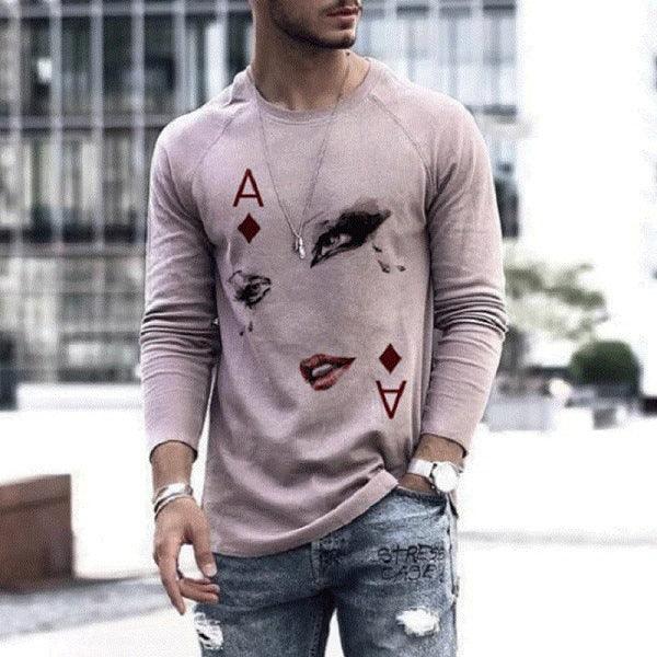 Elastic Mens T-Shirt - WOMONA.COM