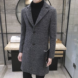 Windbreaker Woolen Coat Men's - WOMONA.COM