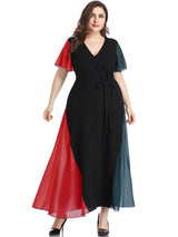 Plus Size Long Dress Women Maxi Gown Summer - WOMONA.COM