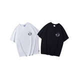 Letter Print Short Sleeve Men's T-Shirt - WOMONA.COM