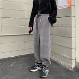 Loose Straight Leg Loose Casual Pants - WOMONA.COM