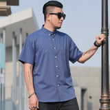 Denim Business Casual Shirt Men - WOMONA.COM